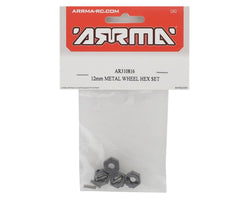 ARRMA AR310816 Wheel Hex Metal 12mm (4) Bigrock/Granite/Senton/Vorteks