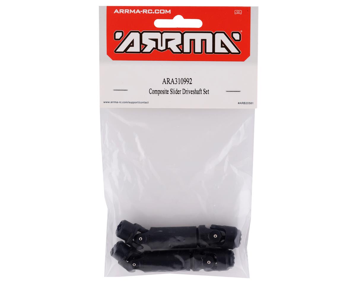 Arrma Infraction Mega/Vendetta 3S BLX Composite Slider Driveshaft Set (2)