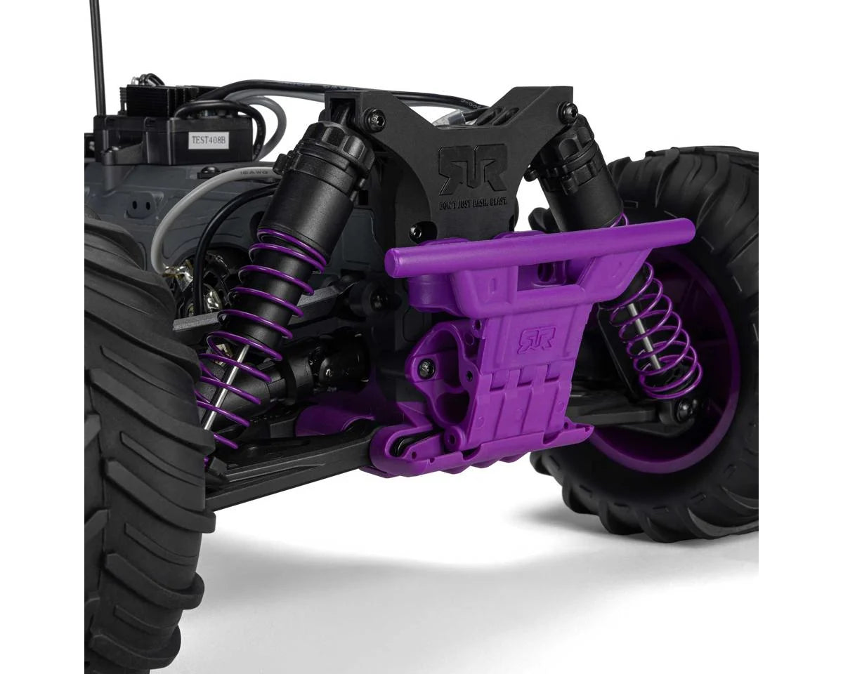 Arrma Gorgon 4X2 MEGA 550 1/10 RTR Brushed Monster Truck (Purple) w/SLT2 2.4GHz Radio, Battery & Charger