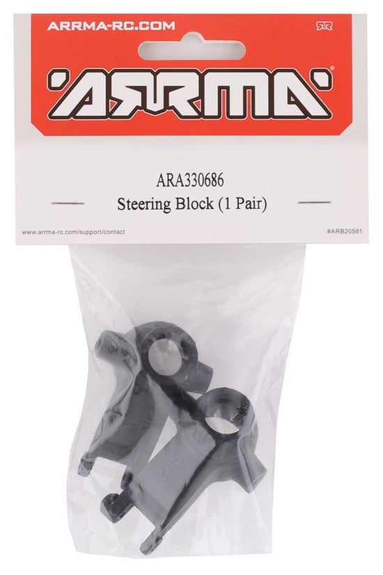 Arrma Front Infraction Mega/Vendetta 3S BLX Steering Block (2)