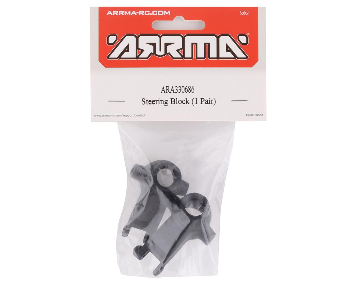 Arrma Front Infraction Mega/Vendetta 3S BLX Steering Block (2)