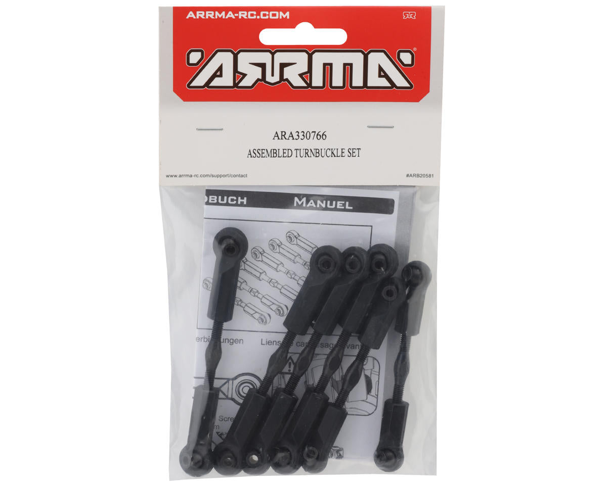Arrma ARA330766 ASSEMBLED TURNBUCKLE SET ARA4312V3 ARA4206V3 ARA4306V3