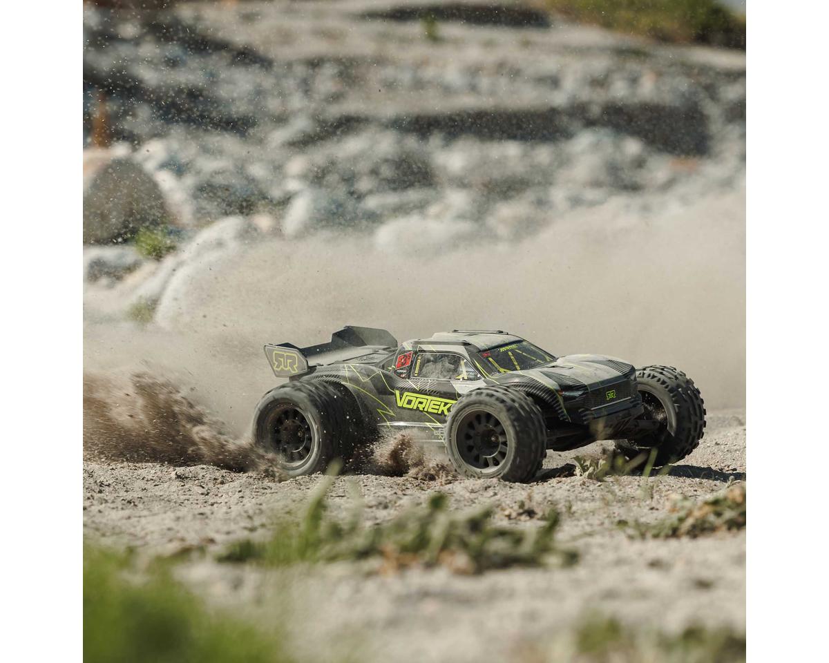 Arrma Vorteks 223S 1/10 BLX Brushless RTR 2WD Stadium Truck (Yellow) w/SLT2 2.4GHz Radio & DSC