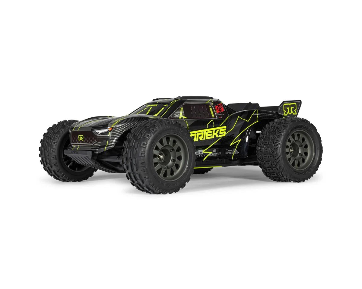Arrma Vorteks 223S 1/10 BLX Brushless RTR 2WD Stadium Truck (Yellow) w/SLT2 2.4GHz Radio & DSC