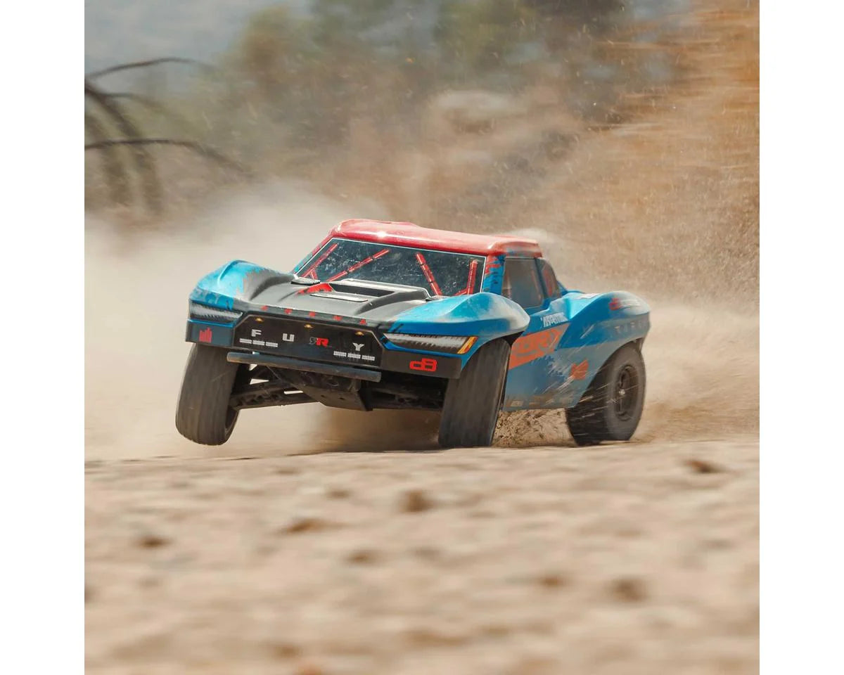 Arrma Fury 223S BLX 1/10 Brushless RTR 2WD Short Course Truck (Blue) w/SLT2 2.4GHz Radio & DSC