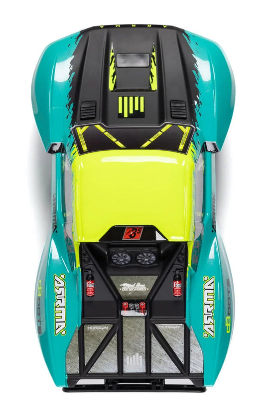 Arrma Fury 223S BLX 1/10 Brushless RTR 2WD Short Course Truck (Green) w/SLT2 2.4GHz Radio & DSC