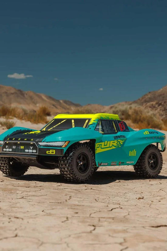 Arrma Fury 223S BLX 1/10 Brushless RTR 2WD Short Course Truck (Green) w/SLT2 2.4GHz Radio & DSC