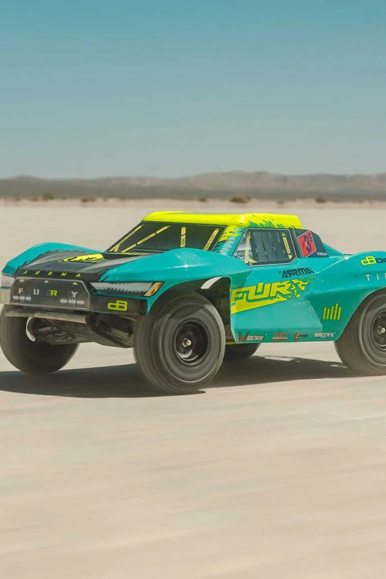 Arrma Fury 223S BLX 1/10 Brushless RTR 2WD Short Course Truck (Green) w/SLT2 2.4GHz Radio & DSC