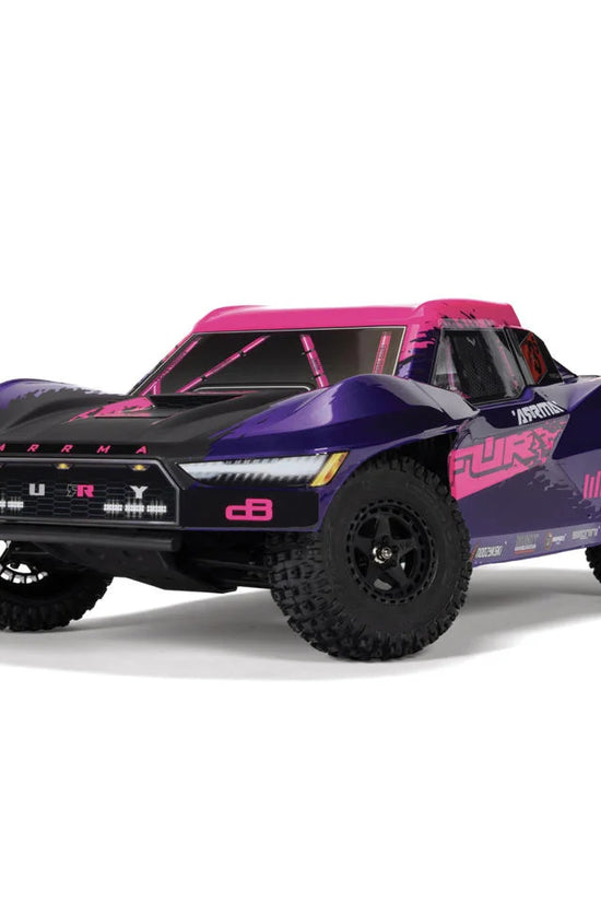 Arrma Fury 223S BLX 1/10 Brushless RTR 2WD Short Course Truck (Purple) w/SLT2 2.4GHz Radio & DSC