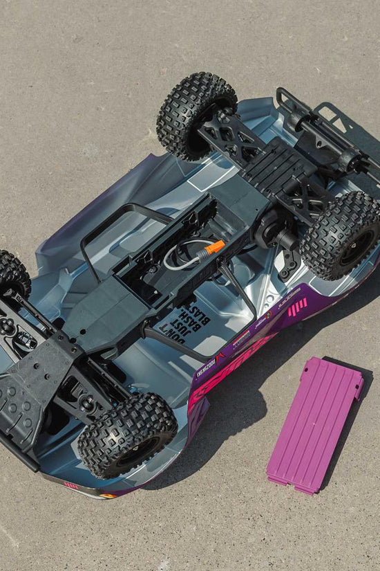 Arrma Fury 223S BLX 1/10 Brushless RTR 2WD Short Course Truck (Purple) w/SLT2 2.4GHz Radio & DSC
