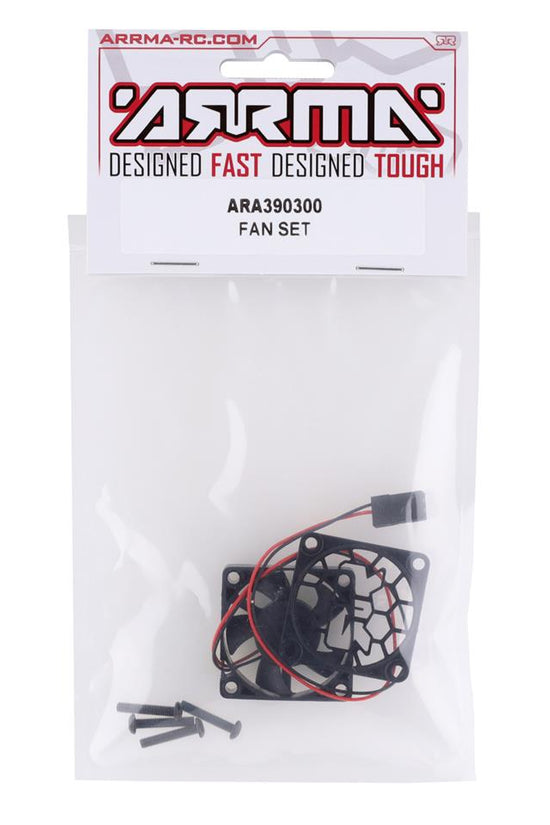Arrma 35mm Fan & Cover Set (Requires For use with #ARA390299