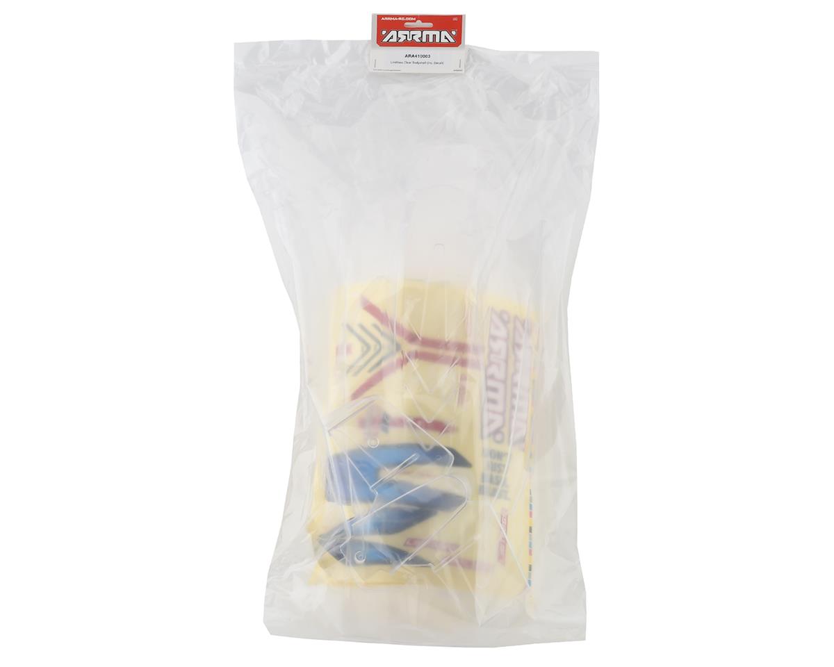 Arrma 1/7 Clear Body with Decals: LIMITLESS 6S BLX (Clear)