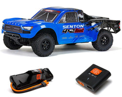 Arrma Senton 4X2 BOOST 1/10 Electric RTR Short Course Truck (Blue) w/SLT2 2.4GHz Radio, Battery & Charger