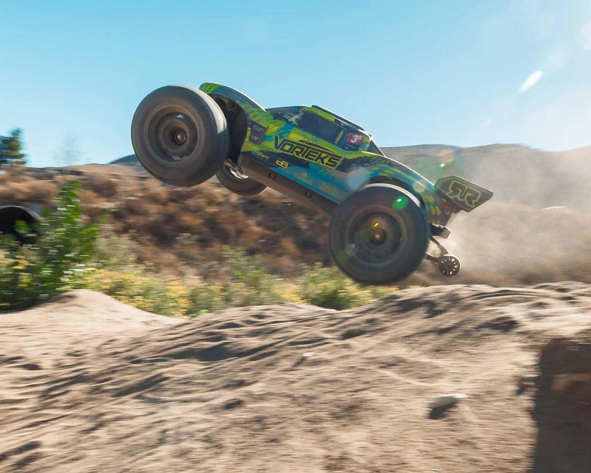 Arrma Vorteks 223S 1/10 BLX Brushless RTR 4WD Stadium Truck (Teal) w/SLT3 2.4GHz Radio & DSC