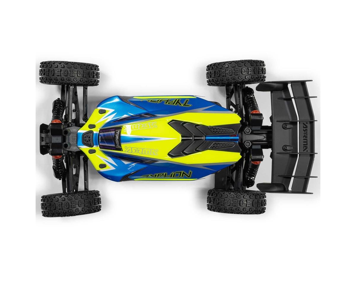 Arrma Typhon 223S 1/8 BLX Brushless RTR 4WD Buggy (Blue) w/SLT3 2.4GHz Radio & DSC