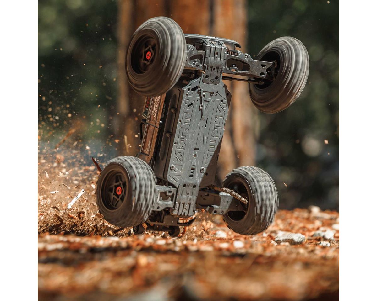 Arrma Outcast 4S V2 BLX Brushless RTR 1/10 Stunt Truck (Gunmetal) w/SLT3 2.4GHz Radio & Smart ESC