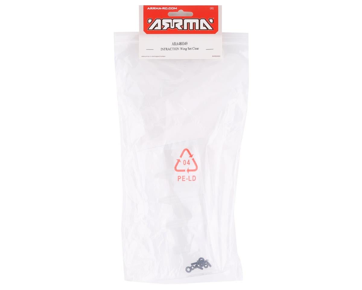 Arrma Wing Set (Clear)1/8 INFRACTION / VENDETTA