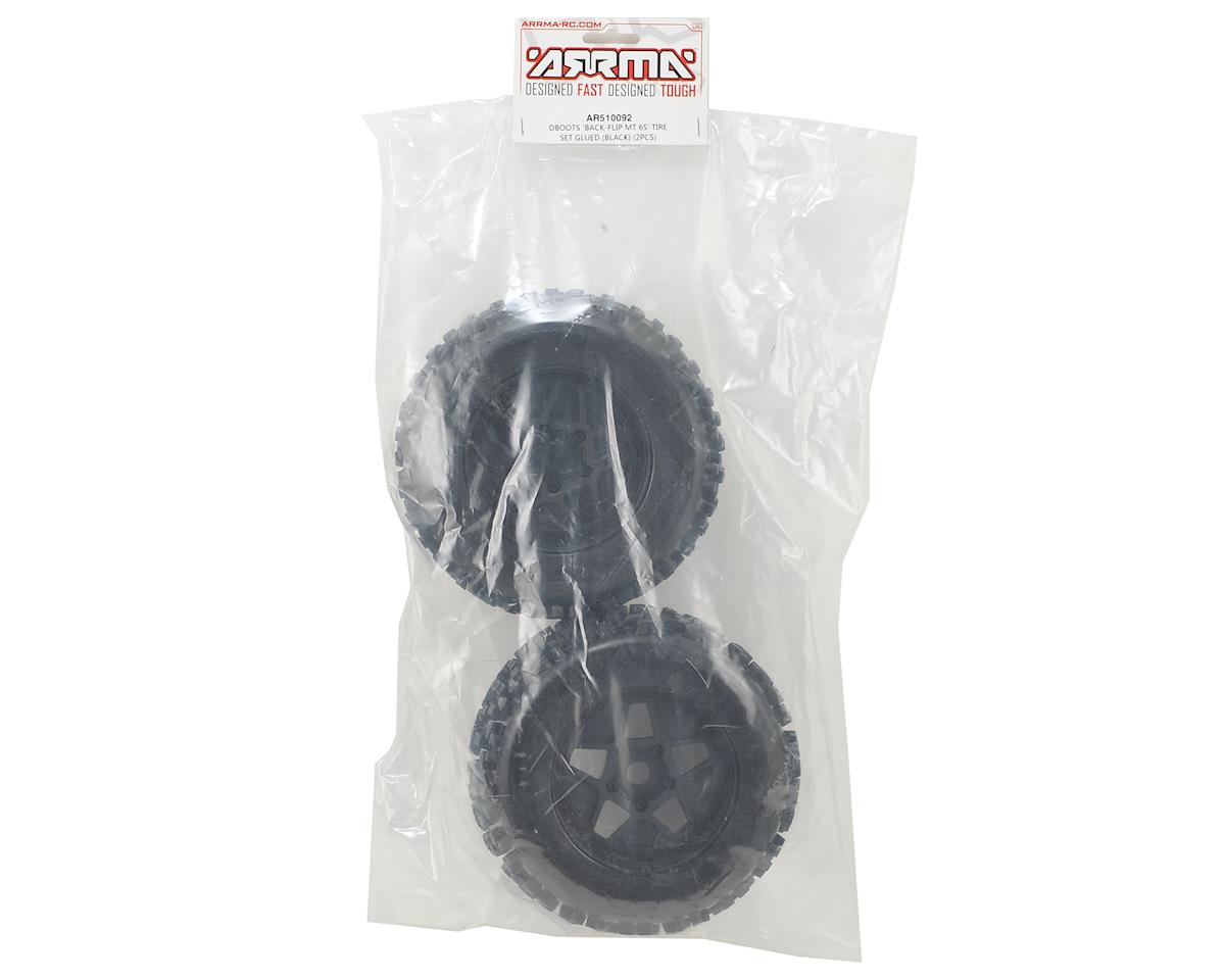 Arrma Dboots 'Back-Flip Mt 6S' Pre-Mounted Tires (Black) (2)