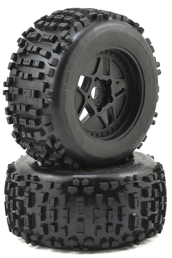 Arrma Dboots 'Back-Flip Mt 6S' Pre-Mounted Tires (Black) (2)