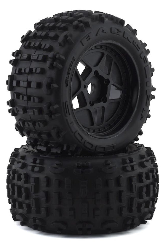 Arrma Front OR Rear DBoots Backflip LP Tires & Wheels 1/10 KRATON ,OUTCAST 4X4 4S