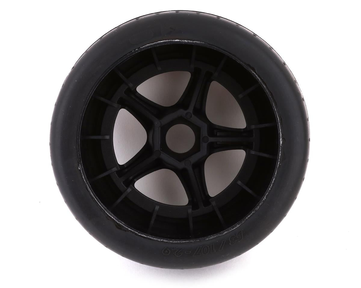 Arrma DBoots Hoons 53/107 2.9 Belted 5-Spoke Pre-mounted Tires (2) (Silver)