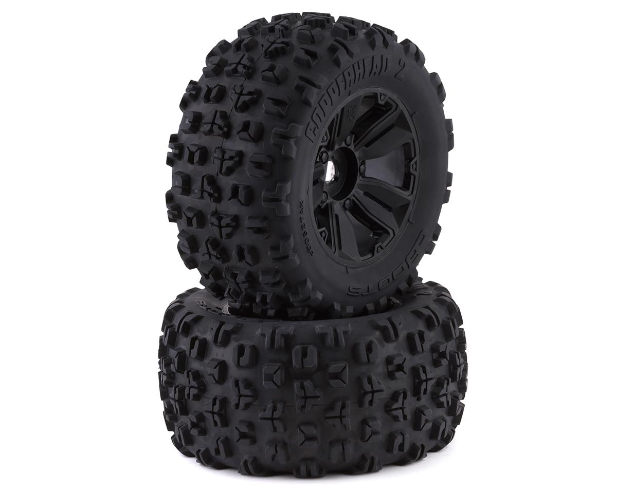 Arrma dBoots "Copperhead2 Mt" Pre-Mounted Tire (Black) (2) w/24mm Hex