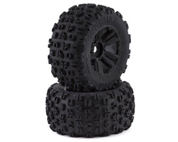 Arrma dBoots "Copperhead2 Mt" Pre-Mounted Tire (Black) (2) w/24mm Hex