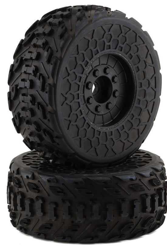 Arrma Fireteam 6S BLX Pre-Mounted dBoots Tires (Black) (2) w/17mm Hex