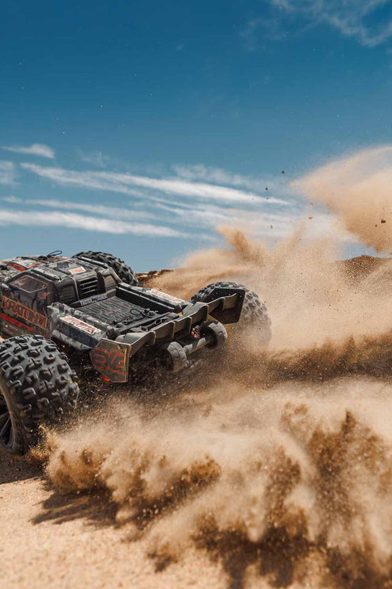 Arrma Kraton 8S BLX EXB Brushless RTR 1/5 4WD Monster Truck (Black) w/DX3 Radio, Smart ESC & AVC