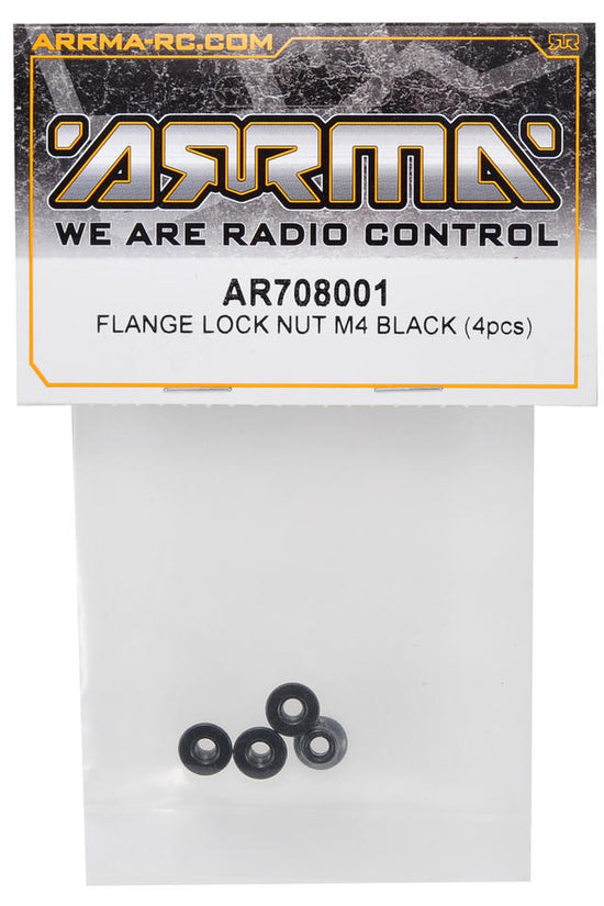 Arrma 4mm Flanged Locknut Set (4)