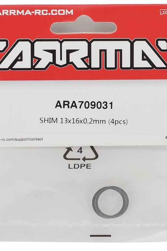 Arrma 13x16x0.2mm Washer (4)