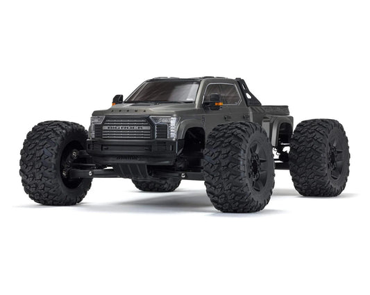Arrma Big Rock 6S BLX 1/7 RTR 4WD Electric Brushless Monster Truck (Gunmetal) w/SLT3 2.4GHz Radio