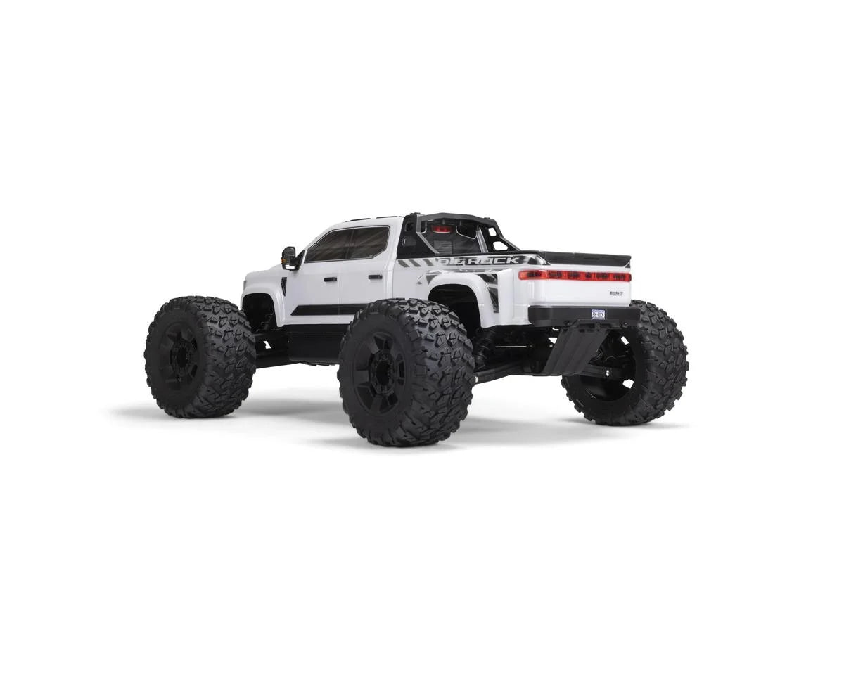 Arrma Big Rock 6S BLX 1/7 RTR 4WD Electric Brushless Monster Truck (White) w/SLT3 2.4GHz Radio