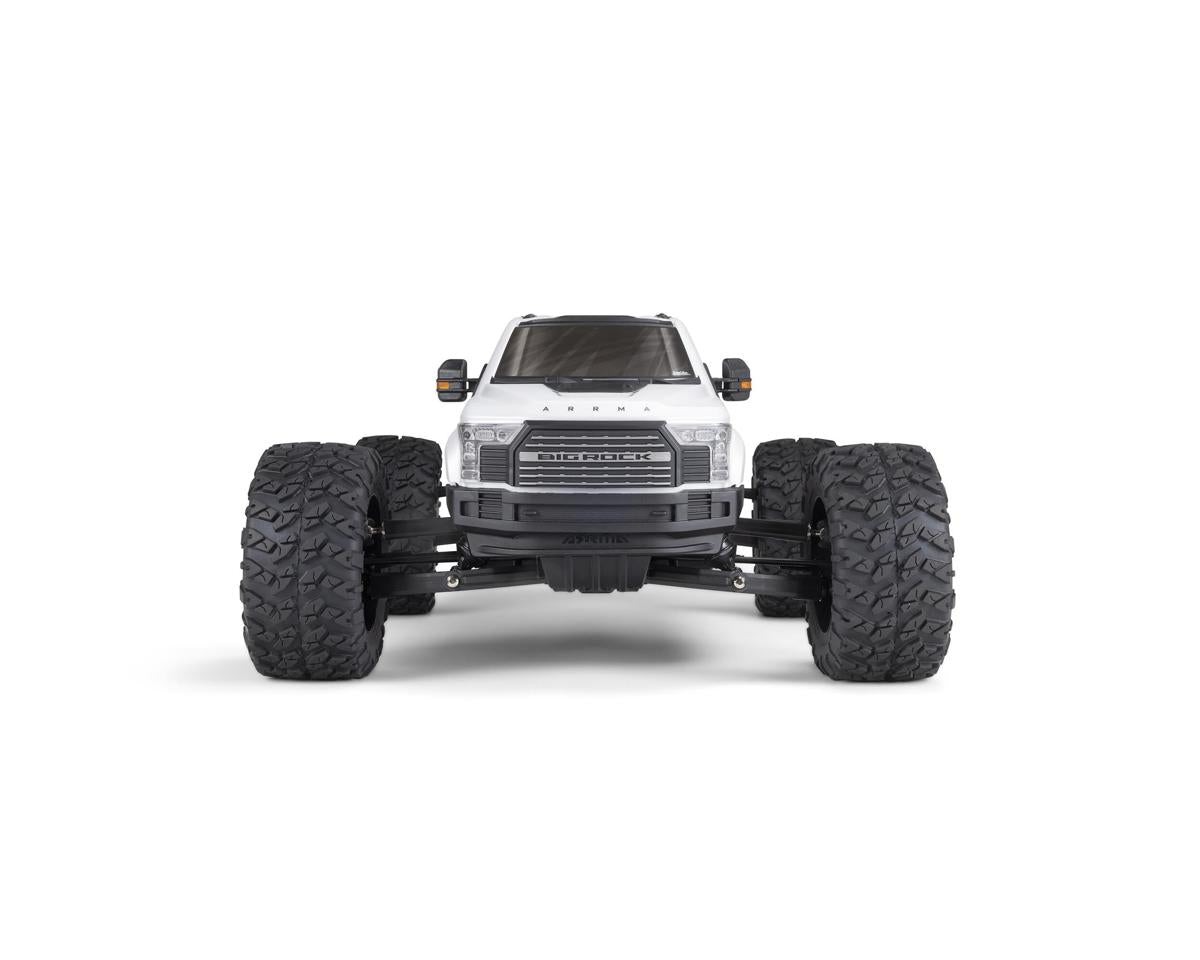 Arrma Big Rock 6S BLX 1/7 RTR 4WD Electric Brushless Monster Truck (White) w/SLT3 2.4GHz Radio