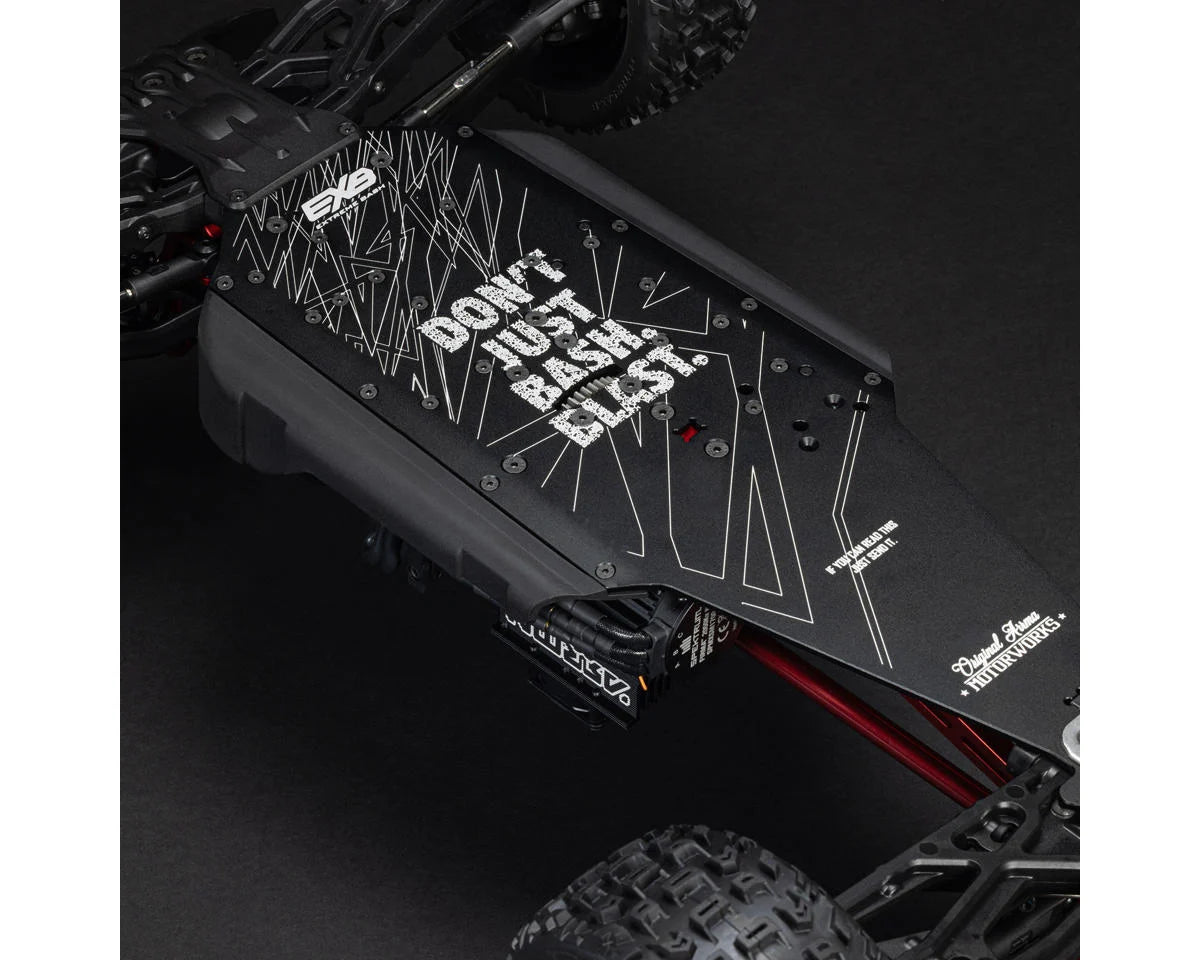 Arrma Talion 6S BLX EXB Brushless RTR 1/7 4WD Speed Truck (Black) w/SLT3 2.4GHz Transmitter