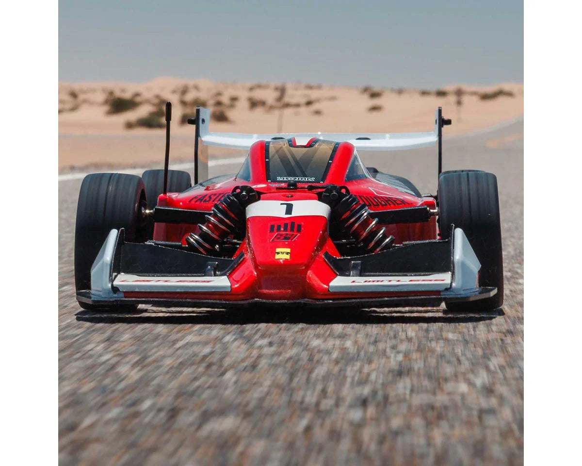 Arrma Limitless 120 8S BLX 4WD RTR Electric Brushless Street Speed (Red/Black) w/DX3 Radio, Smart ESC & AVC