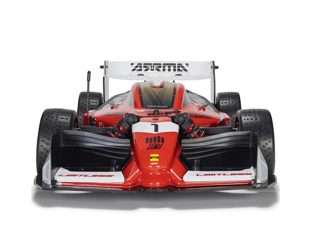 Arrma Limitless 120 8S BLX 4WD RTR Electric Brushless Street Speed (Red/Black) w/DX3 Radio, Smart ESC & AVC