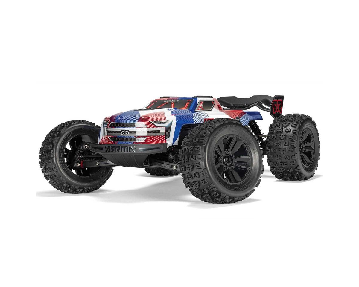 Arrma Kraton 6S BLX RTR 1/8 4WD Brushless Speed Truck (Blue/Red) (V6) w/SLT3 2.4GHz Radio