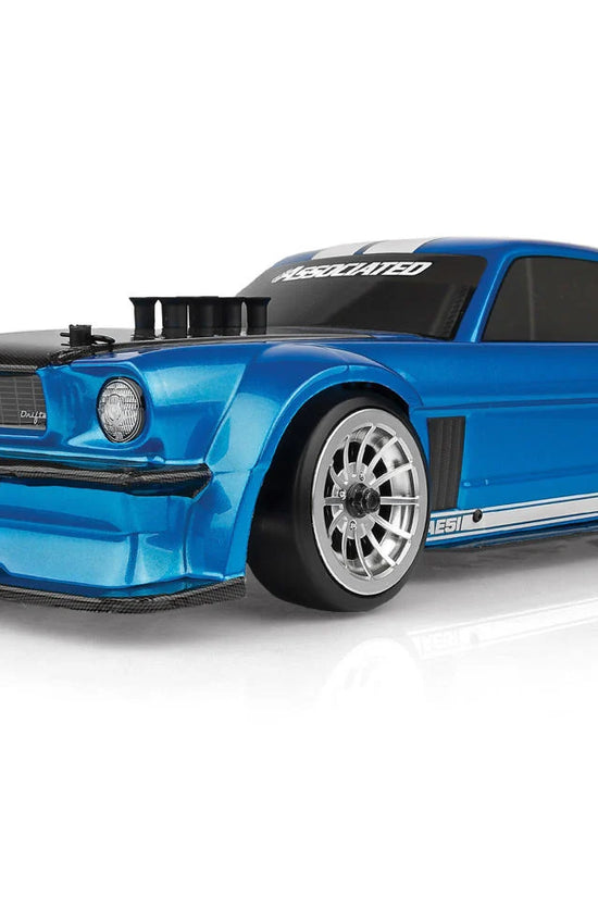 Team Associated DC10 RTR 1/10 Electric Brushless RWD Drift Car Combo (Blue) w/2.4GHz Radio, Battery & Charger
