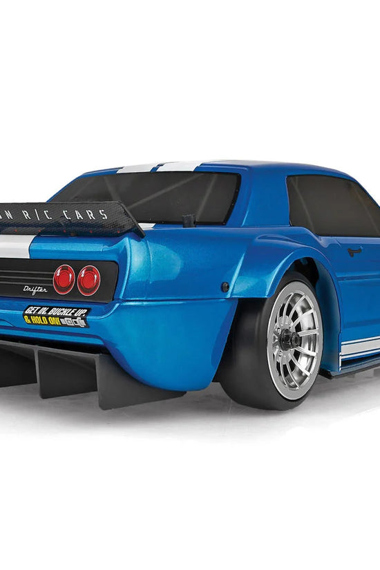 Team Associated DC10 RTR 1/10 Electric Brushless RWD Drift Car Combo (Blue) w/2.4GHz Radio, Battery & Charger