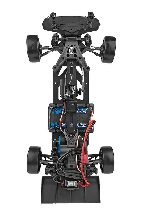Team Associated DC10 RTR 1/10 Electric Brushless RWD Drift Car Combo (Blue) w/2.4GHz Radio, Battery & Charger