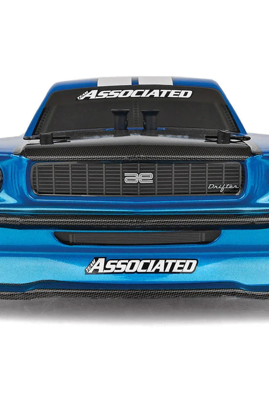 Team Associated DC10 RTR 1/10 Electric Brushless RWD Drift Car Combo (Blue) w/2.4GHz Radio, Battery & Charger