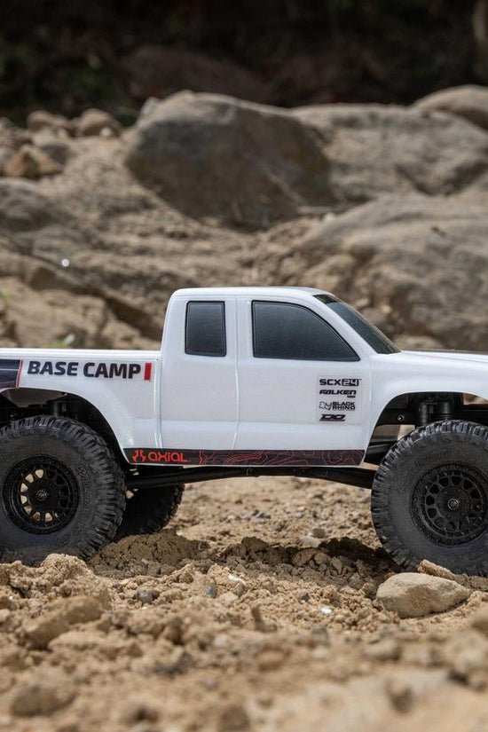 Axial SCX24 Base Camp 1/24 4WD RTR Scale Mini Crawler (White) w/2.4GHz Radio, Battery & Charger