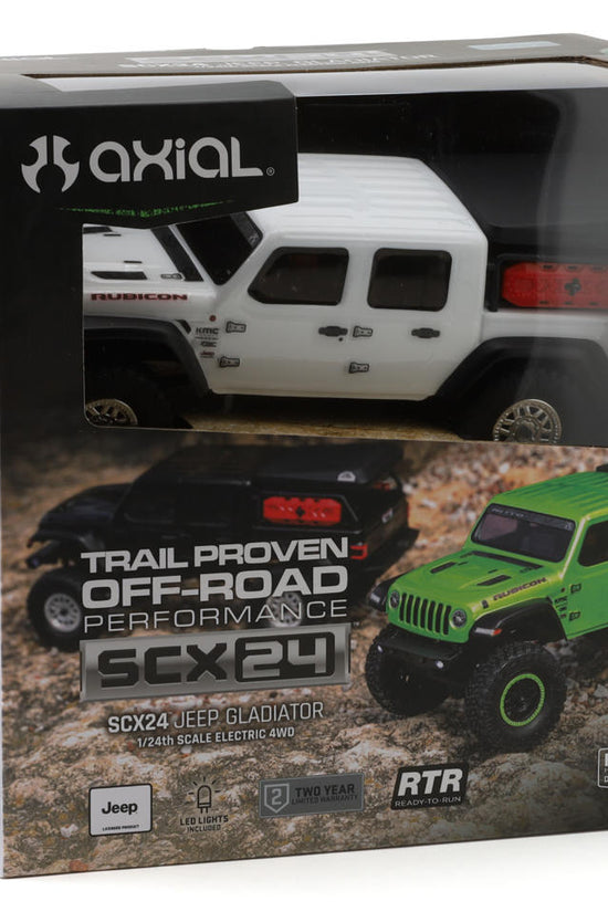 Axial SCX24 Jeep JT Gladiator 1/24 4WD RTR Scale Mini Crawler w/2.4GHz Radio