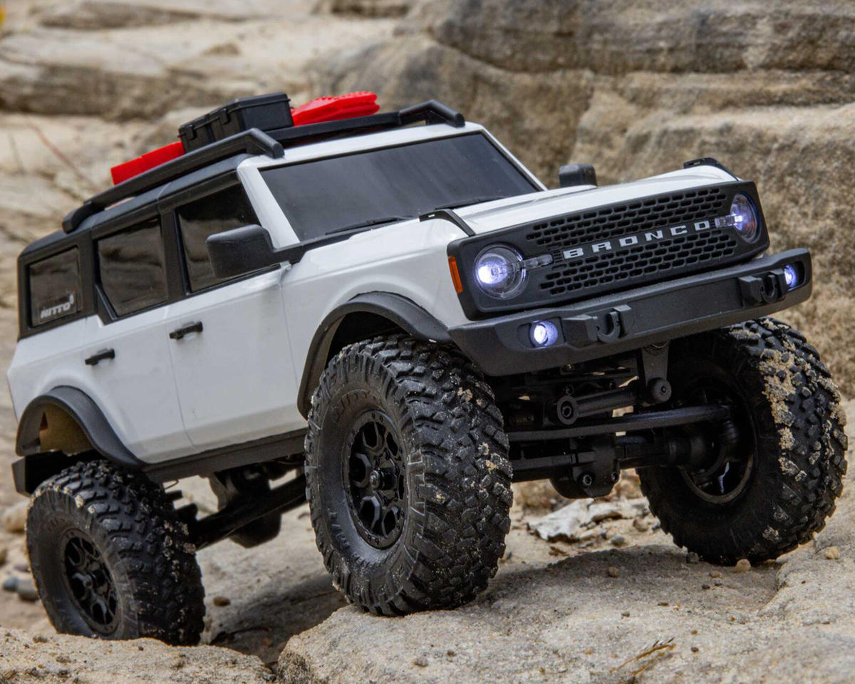 Axial 1/24 SCX24 Ford Bronco 4X4 RTR Brushed Rock Crawler White