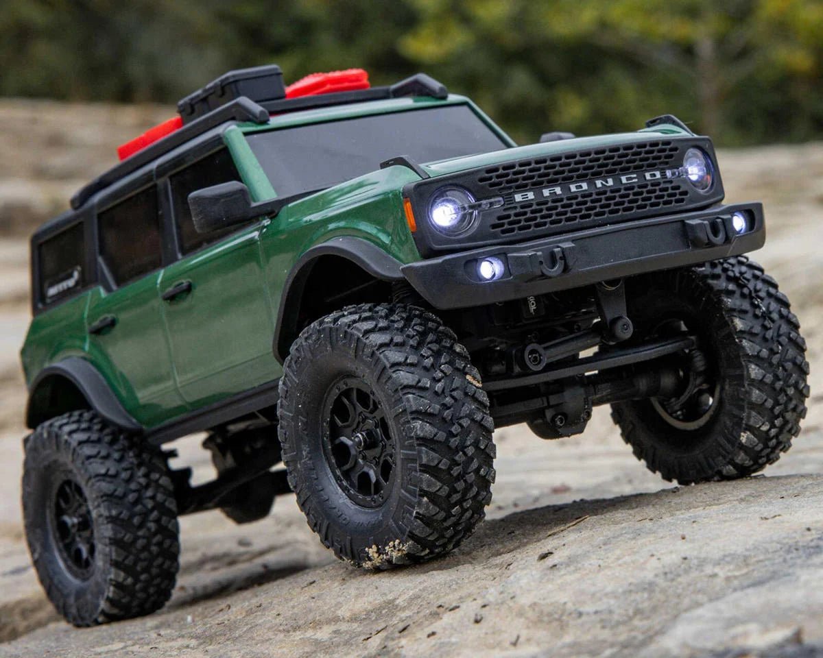Axial SCX24 Ford Bronco Hard Body 1/24 4WD RTR Scale Mini Crawler (Green) w/2.4GHz Radio, Battery & Charger