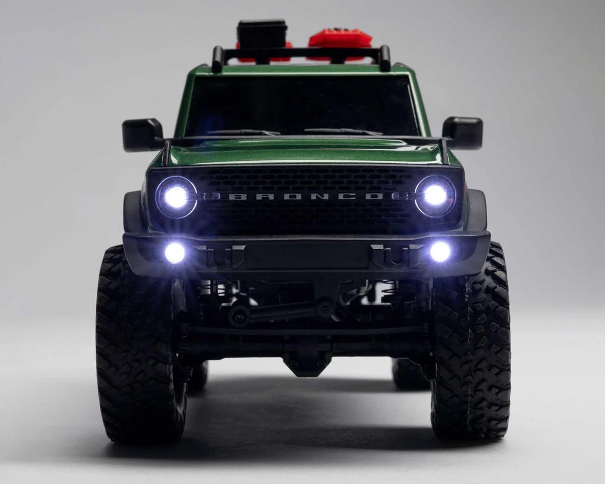 Axial SCX24 Ford Bronco Hard Body 1/24 4WD RTR Scale Mini Crawler (Green) w/2.4GHz Radio, Battery & Charger