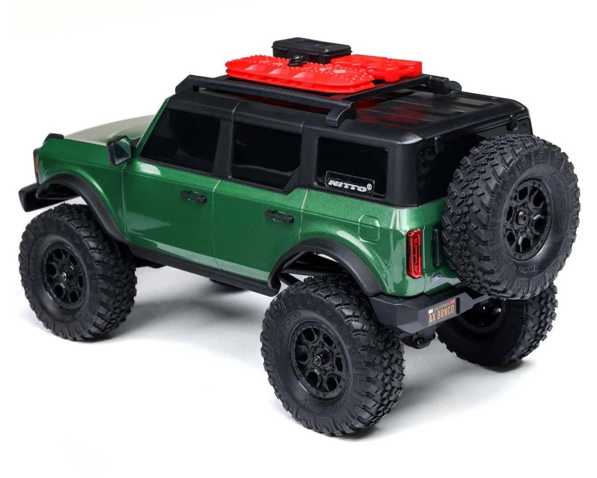 Axial SCX24 Ford Bronco Hard Body 1/24 4WD RTR Scale Mini Crawler (Green) w/2.4GHz Radio, Battery & Charger