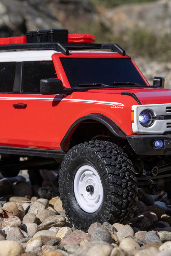 Axial SCX24 Ford Bronco Hard Body 1/24 4WD RTR Scale Mini Crawler (Heritage Red) w/2.4GHz Radio, Battery & Charger
