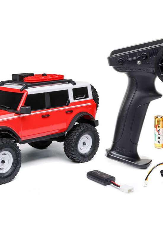 Axial SCX24 Ford Bronco Hard Body 1/24 4WD RTR Scale Mini Crawler (Heritage Red) w/2.4GHz Radio, Battery & Charger